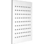 Schutte Regenduschkopf "Strasbourg" Antikalk-Noppen, ultraflache Regendusche 20x20, Duschkopf in Edelstahl