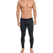 Schiesser Herren Unterhose lang - Original Feinripp Melange, Long Johns, Eingriff