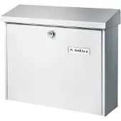 BURG-WÄCHTER Briefkasten "Amsterdam 867 W", mit Öffnungsstopp, aus Stahlblech