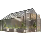 Pergart Vitavia, Aktionsangebot (inkl. 100 Euro Zubehör): Gewächshaus "Mars 11500", aluminium eloxiert, 11,5 m², 4 mm HKP