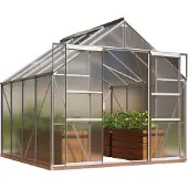 Pergart Vitavia, Aktionsangebot (inkl. 100 Euro Zubehör): Gewächshaus "Mars 6700", aluminium eloxiert, 6,7 m², 6 mm HKP
