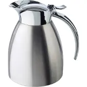 Aps Isolierkanne "Advanced", 0,3 l, Einhandautomatik, Edelstahl 18/8, doppelwandig