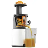 Kenwood PureJuice One Slow Juicer Weiß JMP400WH – 55 U/min, schonend pressen, 1 L Saftkrug, Selbstreinigung, 140W