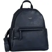 Gabor Rucksack "Mina", Damen, Gr. B/H/T: 29cm x 30cm x 15cm, blau, Rucksäcke Rucksack, aus weichem leichten Lederimitat, lässig im praktischen Format
