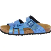 Lico Damen Bioline Flora Hausschuh, Blau, 41 EU