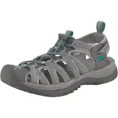Keen Sandale Damen WHISPER W-MEDIUM GREY/PEACOCK GREEN