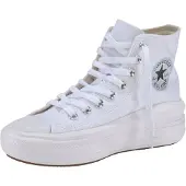 Converse Sneakers aus Stoff Chuck Taylor All Star Move Platform 568498C Weiß 36