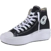 Converse CT AS Move Schwarz weiße Frauen Hi Top Schnürschuhe aus Le en mit Plateau – undefined / Schwarz Weiß