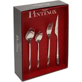 Pinti Inox Hochglanzpoliertes Besteck Florence 6 Pers. (24-tlg.) 18/10
