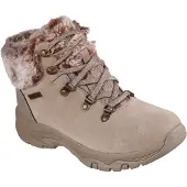 SKECHERS Winterstiefeletten FALLS FINEST Damen Leder & Textil Taupe Größe: 36