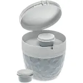 Koziol Lunchbox "BENTOBOX L", (1 tlg.), spülmaschinengeeignet,melaminfrei, inkl. Minidosen für Dressing,800 ml