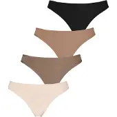 LASCANA String 4er-Pack, aus elastischer Baumwolle