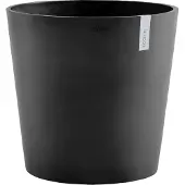 Ecopot's Blumentopf "AMSTERDAM Dark Grey", BxTxH: 50x50x43,8 cm, mit Wasserreservoir