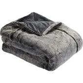Bugatti Pelzdecke Melange Grau-150 x 200 cm
