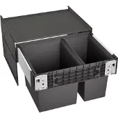BLANCO Einbaumülleimer SELECT II 60/2 Fassungsvermögen 1x 30 l und 1x 19 l 526203
