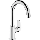 Hansgrohe Vernis Blend Einhebel-Waschtischmischer mit Schwenkauslauf und Zugstangen-Ablaufgarnitur, Chrom