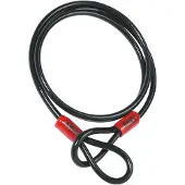 ABUS Schlaufenkabel Cobra 10 - Stahlseil mit Kunststoff ummantelt - Sicherung für Fahrrad- und Motorrad-Zubehör - 1,4 Meter lang, 10 mm stark