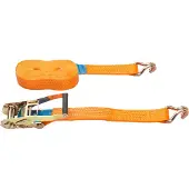 Connex Zurrgurt "Zweiteilig - 5000 kg maximale Belastbarkeit", Spannratsche & Spitzhaken - Aus Polyester