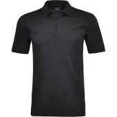 Ragman Poloshirt , Herren, Gr. M, schwarz, Piqué, 61% Baumwolle, 39% Polyester, regular fit, ohne Ausschnitt, Shirts Poloshirt