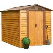 Pergart Gerätehaus "Frankfurt II 86" braun 4,03 m²