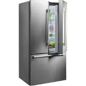 Bosch KFF96PIEP, Freistehend, French door, Edelstahl, Edelstahl, 573 l, SN-T