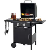 Tepro Gasgrill Bloomfield, 2-Brenner je ca. 3 kW, Grillfläche: ca. 40,5 x 44,5 cm