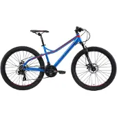 Bikestar Hardtail Aluminium Mountainbike 26 Zoll, 21 Gang Shimano Schaltung mit Scheibenbremse | 16 Zoll Rahmen MTB Erwachsenen- und Jugendfahrrad | Blau & Orange