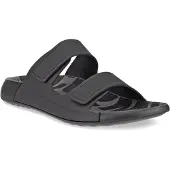 Ecco Pantolette "COZMO W" Sommerschuh, Schlappen mit zwei Klettverschlussriemen