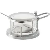 Aps Menage "Classic", für Parmesan, Edelstahl/Glas