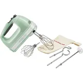 KitchenAid 5KHM9212EPT, Handmixer, Grün, Schlagen, Kneten, Mixen, 1,53 m, PISTACHIO, 1300 RPM