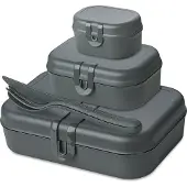 Koziol Brotdose Bio-Circulair Pascal Ready Nature Ash Grey (6-Stück)