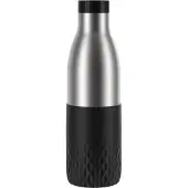 EMSA Wasserflasche Bludrop Sleeve Black 700ml