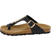 Lico BIOLINE GOLDSTAR Damen Pantoletten, Schwarz, 36 EU