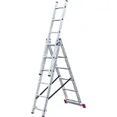 Krause Corda Mehrzweckleiter mit Treppenfunktion 3x6 Sprossen