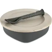 Koziol Frischhaltebox Bio-Circulair Connect Box Ready Nature Ash Grey 1,3L