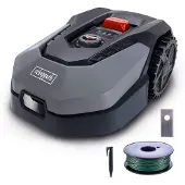 Scheppach Rasenmähroboter RoboCut XL600 | bis 600 m² Rasenfläche | Schnittbreite 180 mm | Schnitthöhe 20 – 60 mm stufenlos | 55 dB | via App bedienbar