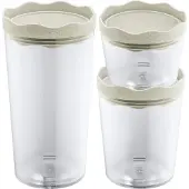 Koziol Frischhaltedose "PRINCE OSLO", (Set, 3 tlg., 3er-Set), spülmaschinengeeignet+Mikrowellen-,melaminfrei, Gr. S, M, L