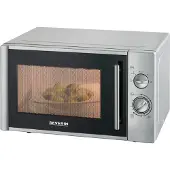 Severin 7772000, Arbeitsplatte, Solo-Mikrowelle, 28 l, 900 W, Drehregler, Silber