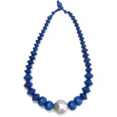 Collezione alessandro Kette mit Anhänger "Kara" mit Holzperlen