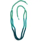 Collezione alessandro Lange Kette "Mabel" mit Holzplättchen