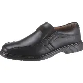 Josef seibel Slipper "Alastair", Herren, Gr. 40, Leder, schwarz, Glattleder, unifarben, Schuhe Slipper, Festtagschuh, Komfortschuh mit seitlichen Stretcheinsatz, Topseller