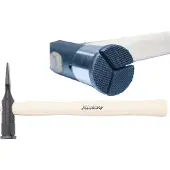 Bgs Hammer "Ausbeul-Riffelhammer", 225 g
