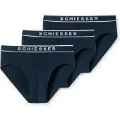 Schiesser Rioslip "95/5" 3er-Pack, mit sportlichem Webgummibund mit kontraststarken -Logo