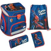 Scooli EasyFit Spiderman V1 Schulranzen Set, 5tlg.
