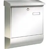 Burg wachter Briefkasten "SET VARIO 86720 W (EC)", aus Stahlblech, mit Zeitungsfach