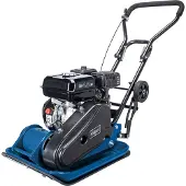 Scheppach Rüttelplatte Benzin HP1400S Verdichter Rüttler | 2PS | 50kg | 13kN Verdichtungsdruck | 25cm Verdichtungstiefe | inkl. Fahrwerk & Gummimatte