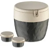 Koziol Müslibox "BENTOBOX L", (Set, 1 tlg.), CO² neutral, Made in Germany. Biozirkulärer Kunststoff