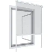 Windhager Insektenschutz-Fensterrahmen "Rollo Basic", BxH: 160x160 cm, kürzbar, inkl. Befestigungsmaterial