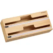 Westmark 52632260, Spender für Lebensmittelverpackungen, Alufolie, Plastikfolie, Kunststoff, Silber, 335 mm, 75 mm