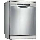 Bosch Serie 4 SMS4EMI06E, Freistehend, Standardgröße (60 cm), Edelstahl, Silber, Tasten, 1,75 m